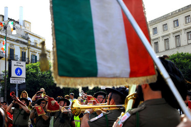 RADUNO di Bersaglieri. Fotografie di Giulio Azzarello &copy;2016.