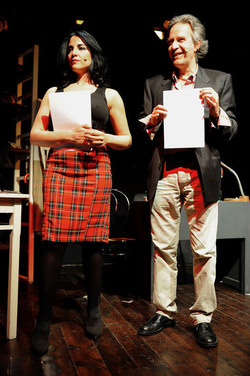 IL CABARET di Moschella Mul&egrave; attori e registi siciliani italiani. Foto di Giulio Azzarello &copy;2014.