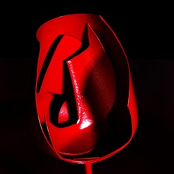 CALICE ROSSO. Fotografia di Giulio Azzarello &copy;2023.