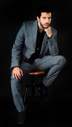 ALESSANDRO ACCARDI attore italiano. Fotografie di Giulio Azzarello &copy;2018.