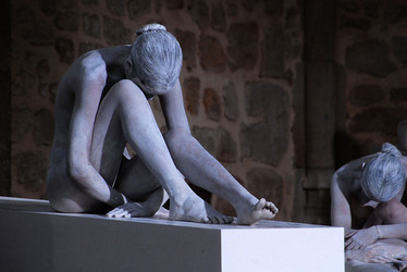 VANESSA BEECROFT allo Spasimo di Palermo alcuni momenti. Fotografie di Giulio Azzarello &copy;2014.