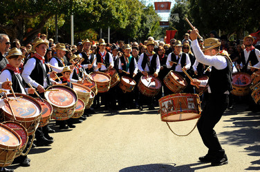 Tamburai siciliani di Agrigento. Fotografie di Giulio Azzarello &copy;2017.