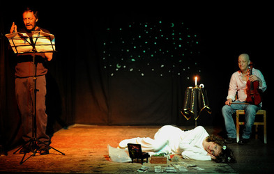 CLOCHARD uno spettacolo di e con Ludovico Caldarera. Fotografie di Giulio Azzarello &copy;2017.