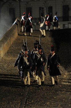 LA BATTAGLIA DI PONTE AMMIRAGLIO a Palermo lo sbarco dei mille . Fotografie di Giulio Azzarello &copy;2014.