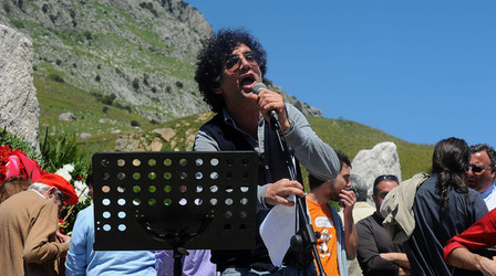 PORTELLA della Ginestra in Sicilia. Fotografie di Giulio Azzarello &copy;2014.