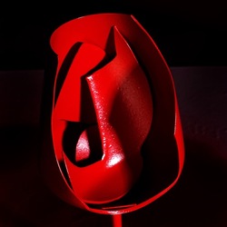 CALICE ROSSO. Fotografia di Giulio Azzarello &copy;2023.