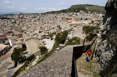 CORLEONE paese e comune siciliano panorami e particolari. Fotografie di Giulio Azzarello ©2014.