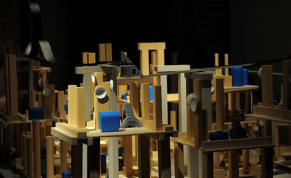 Mobile City installazione di Anne Clemence DeGrollee alla GAM di Palermo. Fotografie di Giulio Azzarello ©2017. Mobile City installazione di Anne Clemence DeGrollee alla GAM di Palermo. Fotografie di Giulio Azzarello ©2017.