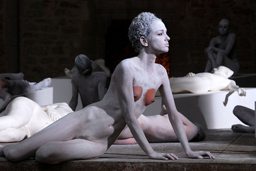 VANESSA BEECROFT allo Spasimo di Palermo alcuni momenti. Fotografie di Giulio Azzarello &copy;2014.