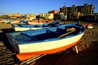 BARCHE da PESCA fotografie di Giulio Azzarello &copy;2019.
