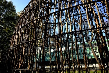 VENEZIA installazione lignea Giardini della Biennale di Arch. Cont. Fotografie di Giulio Azzarello &copy;2022.
