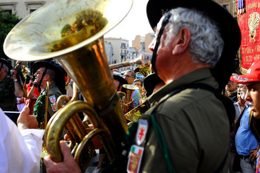 RADUNO di Bersaglieri. Fotografie di Giulio Azzarello &copy;2016.