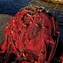 RETI DA PESCA. Fotografie di Giulio Azzarello &copy;2022.