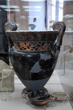 LA VENERE DI MORGANTINA e il suo ritorno dagli USA al museo archeologico di Aidone. Fotografie di Giulio Azzarello &copy;2014.