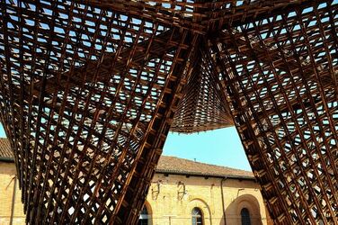 STRUTTURA di LEGNO BIENNALE di ARCHITETTURA di VENEZIA. Foto di G.Azzarello ©2018. STRUTTURA di LEGNO BIENNALE di ARCHITETTURA di VENEZIA. Foto di G.Azzarello ©2018.