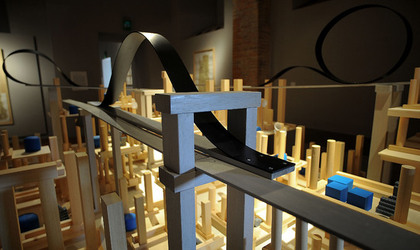 Mobile City installazione di Anne Clemence DeGrollee alla GAM di Palermo. Fotografie di Giulio Azzarello ©2017. Mobile City installazione di Anne Clemence DeGrollee alla GAM di Palermo. Fotografie di Giulio Azzarello ©2017.