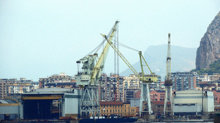 IL GOLFO E IL PORTO DI PALERMO. Fotografie di Giulio Azzarello &copy;2015 2016.