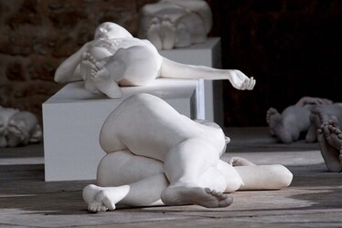 VANESSA BEECROFT allo Spasimo di Palermo alcuni momenti. Fotografie di Giulio Azzarello &copy;2014.