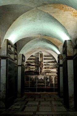 LE CATACOMBE dei cappuccini a Palermo in Sicilia. Fotografie di Giulio Azzarello &copy;2014.
