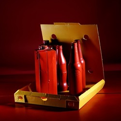 PIZZA ROSSA. Fotografia di Giulio Azzarello ©2023.