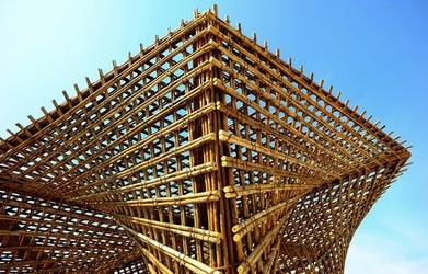 STRUTTURA di LEGNO BIENNALE di ARCHITETTURA di VENEZIA. Foto di G.Azzarello ©2018. STRUTTURA di LEGNO BIENNALE di ARCHITETTURA di VENEZIA. Foto di G.Azzarello ©2018.