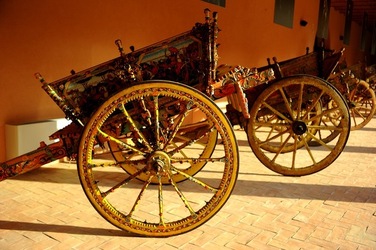 MUSEO DEL CARRETTO SICILIANO D Aumale. Fotografie di Giulio Azzarello &copy;2018.