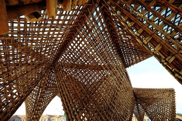 STRUTTURA di LEGNO BIENNALE di ARCHITETTURA di VENEZIA. Foto di G.Azzarello ©2018. STRUTTURA di LEGNO BIENNALE di ARCHITETTURA di VENEZIA. Foto di G.Azzarello ©2018.