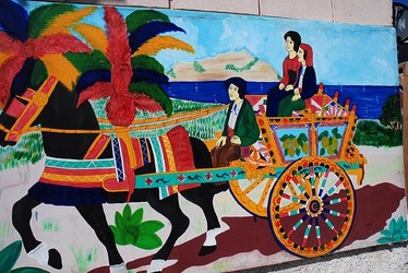 CARRETTO tipico siciliano palermitano. Fotografie di Giulio Azzarello &copy;2014.