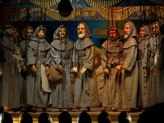 SAN FRANCESCO all Opera dei Pupi di Mimmo Cuticchio. Ogni momento fotografie di Giulio Azzarello &copy;2014.