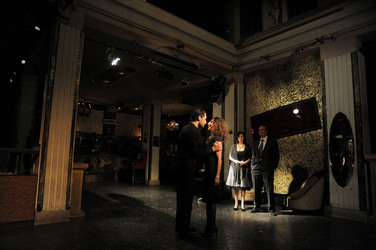 HAROLD PINTER drammaturgo inglese al teatro Candelai di Palermo. Fotografie di Giulio Azzarello ©2014. HAROLD PINTER drammaturgo inglese al teatro Candelai di Palermo. Fotografie di Giulio Azzarello ©2014.