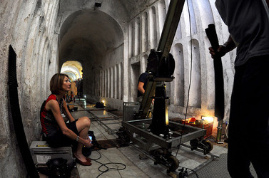 Le CATACOMBE di Palermo documentario film. Fotografie di scena e set di Giulio Azzarello &copy;2014.