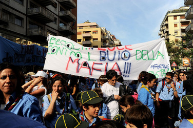 GIORNATE FALCONE E BORSELLINO a Palermo ogni anno. Fotografia di Giulio Azzarello &copy;2014.
