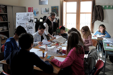CONVITTO FALCONE di P.Scimeca per Giovanni Falcone nel suo 20simo. Foto di scena e set di Giulio Azzarello &copy;2014.