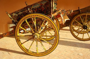 MUSEO DEL CARRETTO SICILIANO D Aumale. Fotografie di Giulio Azzarello &copy;2018.