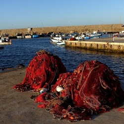 RETI DA PESCA. Fotografie di Giulio Azzarello &copy;2022.