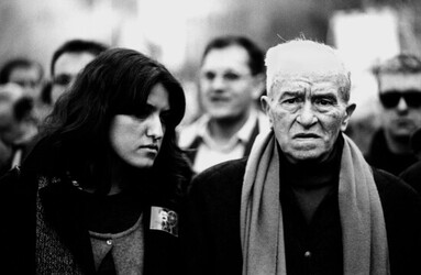 MANIFESTAZIONE per la pace nel curdistan turco. Fotografie di Giulio Azzarello &copy;2014.