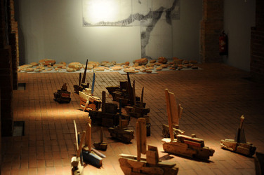 Installazione di Anne Clemence DeGrollee alla GAM di Palermo. Fotografie di Giulio Azzarello ©2017. Installazione di Anne Clemence DeGrollee alla GAM di Palermo. Fotografie di Giulio Azzarello ©2017.