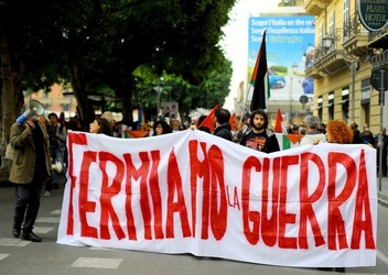 MANIFESTAZIONE per la pace in Palestina. Fotografie di Giulio Azzarello &copy;2018.