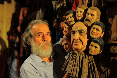 MIMMO CUTICCHIO puparo siciliano ritratti. Fotografie di Giulio Azzarello &copy;2014.