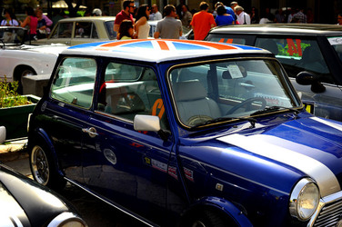 RADUNO di auto classiche MiniCooper. Fotografie di Giulio Azzarello &copy;2016.
