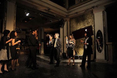 HAROLD PINTER drammaturgo inglese al teatro Candelai di Palermo. Fotografie di Giulio Azzarello ©2014. HAROLD PINTER drammaturgo inglese al teatro Candelai di Palermo. Fotografie di Giulio Azzarello ©2014.