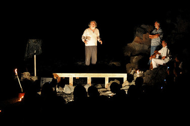 L ULISSE di e con Mimmo Cuticchio. Fotografie di Giulio Azzarello &copy;2014.