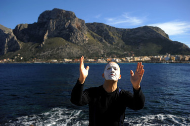 DARIO FERRARI E NINA LOMBARDINO attori italiani. Fotografie di Giulio Azzarello &copy;2014.