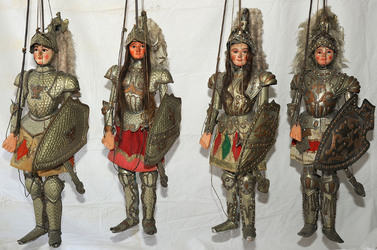 PUPI SICILIANI del 900 e dell 800. Collezione Cuticchio. Fotografie di Giulio Azzarello &copy;2014.