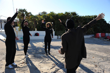 DARIO FERRARI E NINA LOMBARDINO attori italiani. Fotografie di Giulio Azzarello &copy;2014.