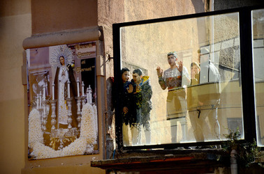 PROCESSIONI religiose per la Pasqua a Palermo. Fotografie di Giulio Azzarello ©2016. PROCESSIONI religiose per la Pasqua a Palermo. Fotografie di Giulio Azzarello ©2016.