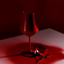 CALICE ROSSO. Fotografia di Giulio Azzarello &copy;2023.