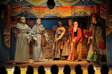 SAN FRANCESCO all Opera dei Pupi di Mimmo Cuticchio. Ogni momento fotografie di Giulio Azzarello &copy;2014.
