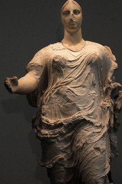 LA VENERE DI MORGANTINA e il suo ritorno dagli USA al museo archeologico di Aidone. Fotografie di Giulio Azzarello &copy;2014.