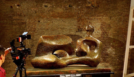 HENRY MOORE mostra a Roma Fotografie di Giulio Azzarello &copy;2016.